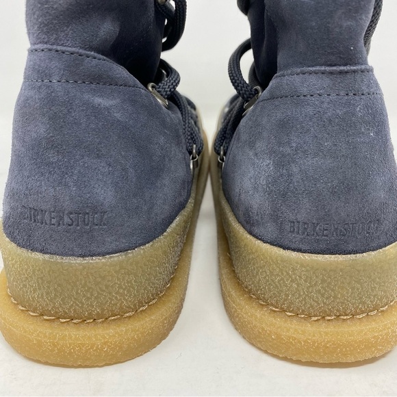 Birkenstock Masi Graphite Suede Leather Fur Lined Boots NARROW - Picture 3 of 9